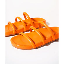 Dolly Strappy Flat Sandal | Orange Peel