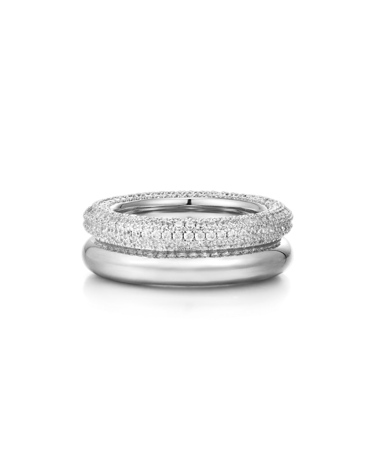 Double Amalfi Ring - Silver | Plated Silver