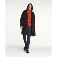 Double-Faced Wool Coat | Men | Brown