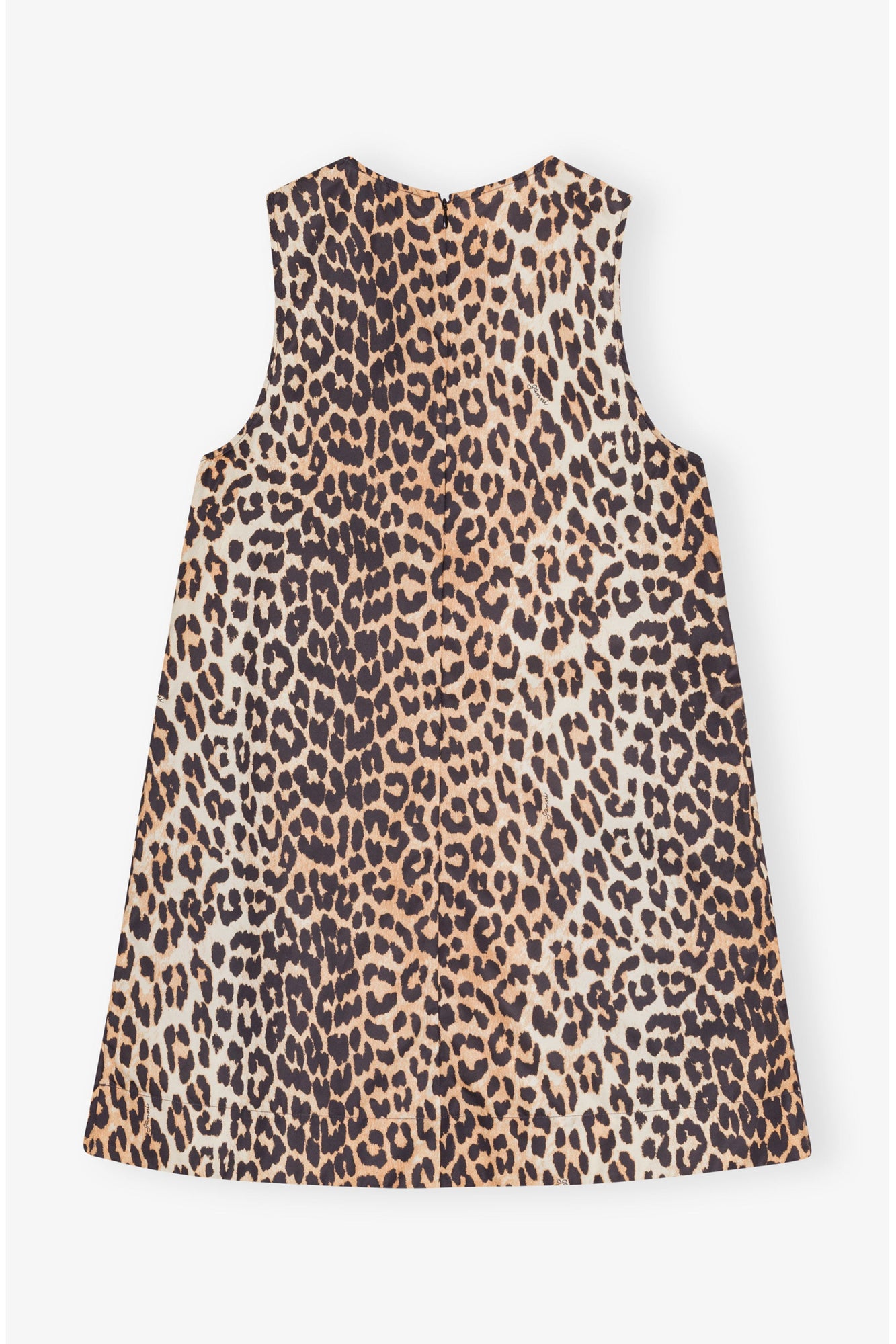 Duchesse Nylon Mini Dress | Leopard