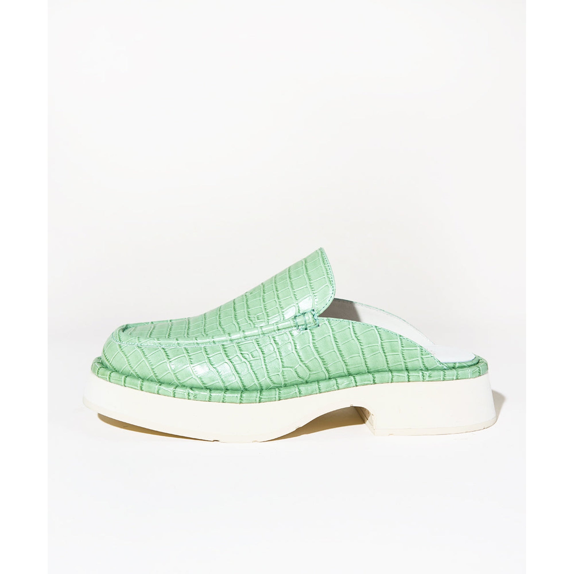 Duncan Backless Loafer Slide | Jade