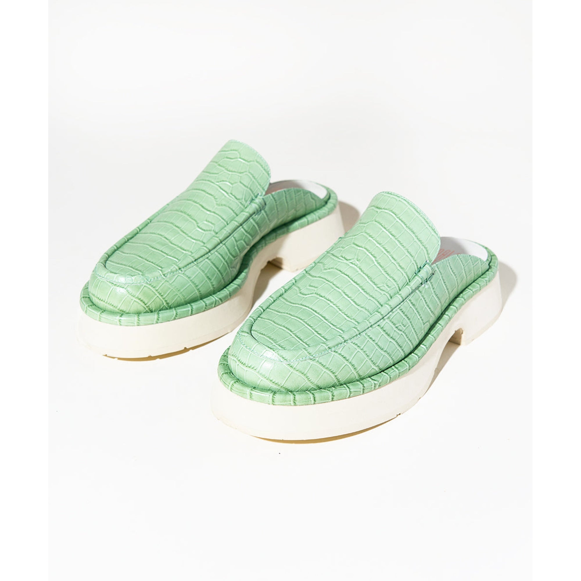 Duncan Backless Loafer Slide | Jade