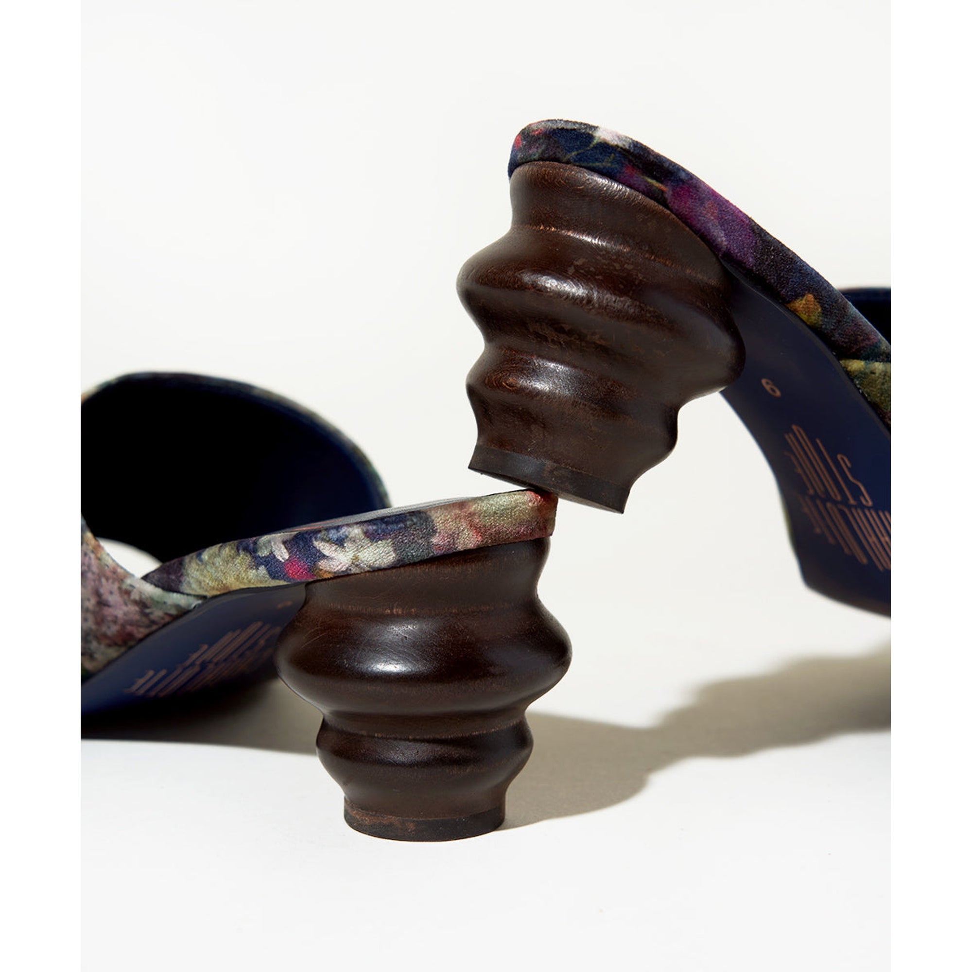 Durham Furniture Heel Low Sandal | Floral