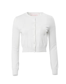 Long Sleeve Cardigan | White