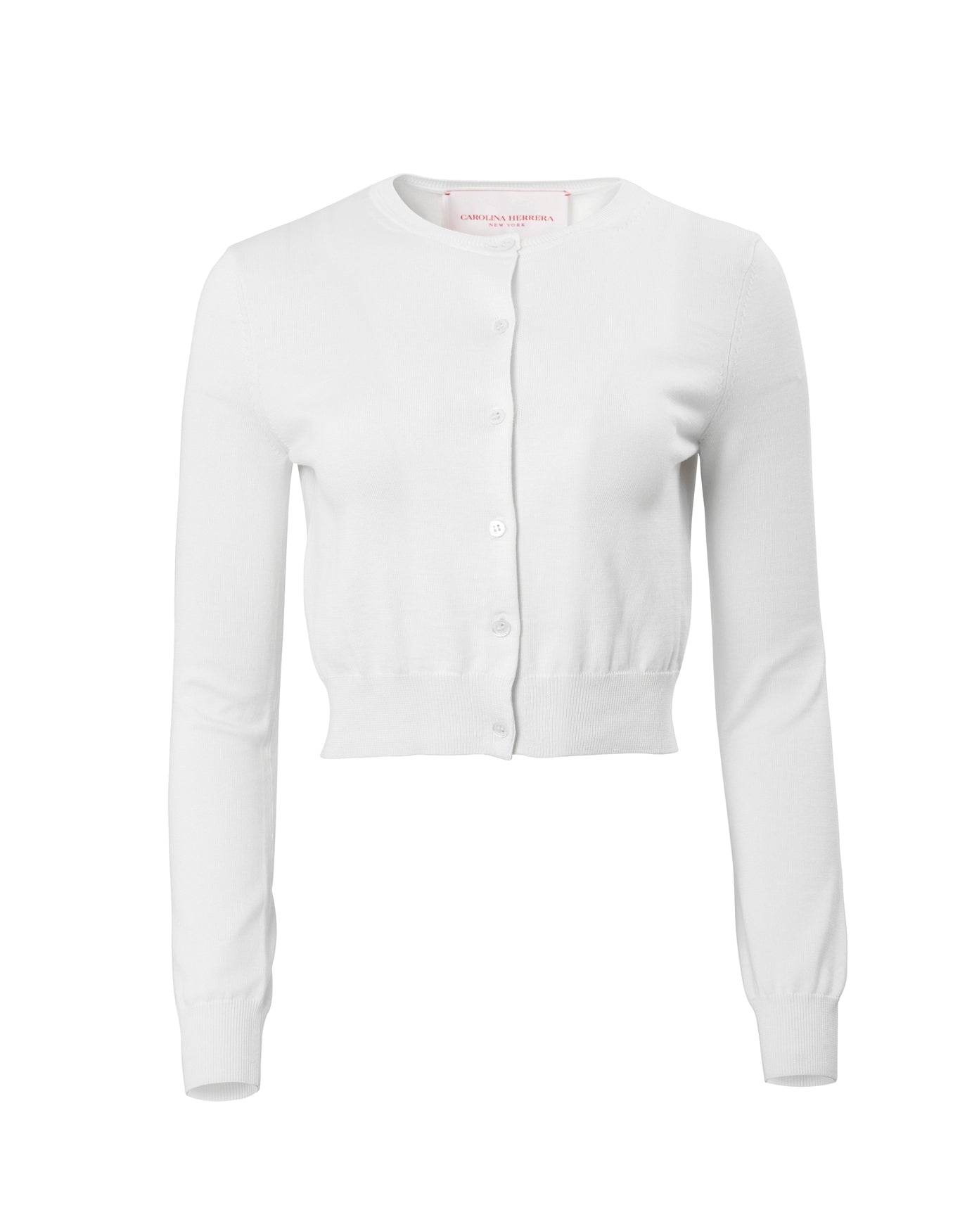 Long Sleeve Cardigan | White
