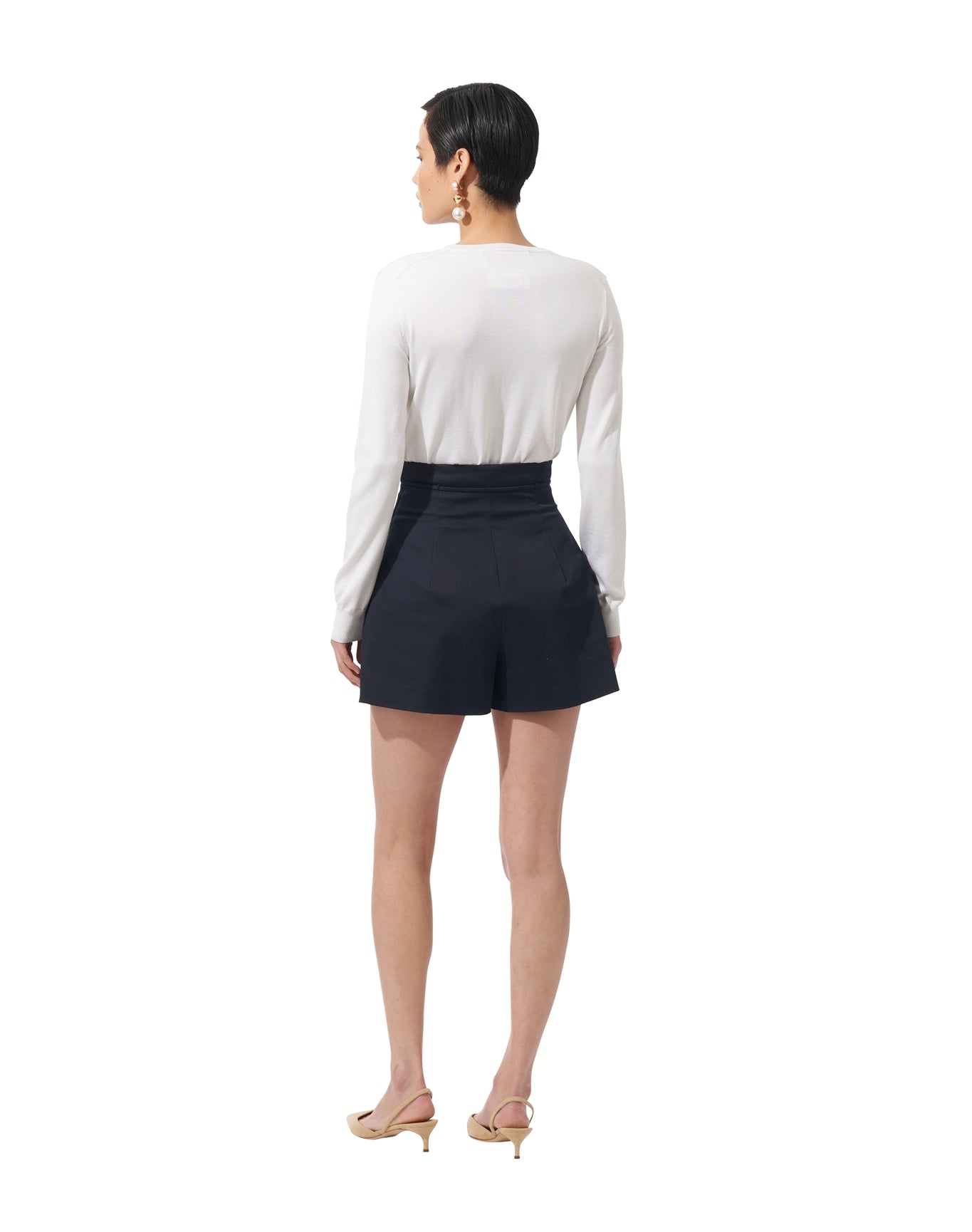 Long Sleeve Cardigan | White