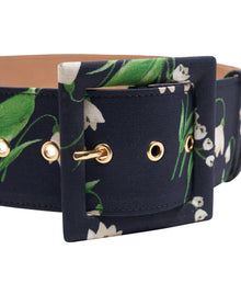Icon Belt | White Floral x Midnight Multi