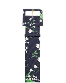 Icon Belt | White Floral x Midnight Multi