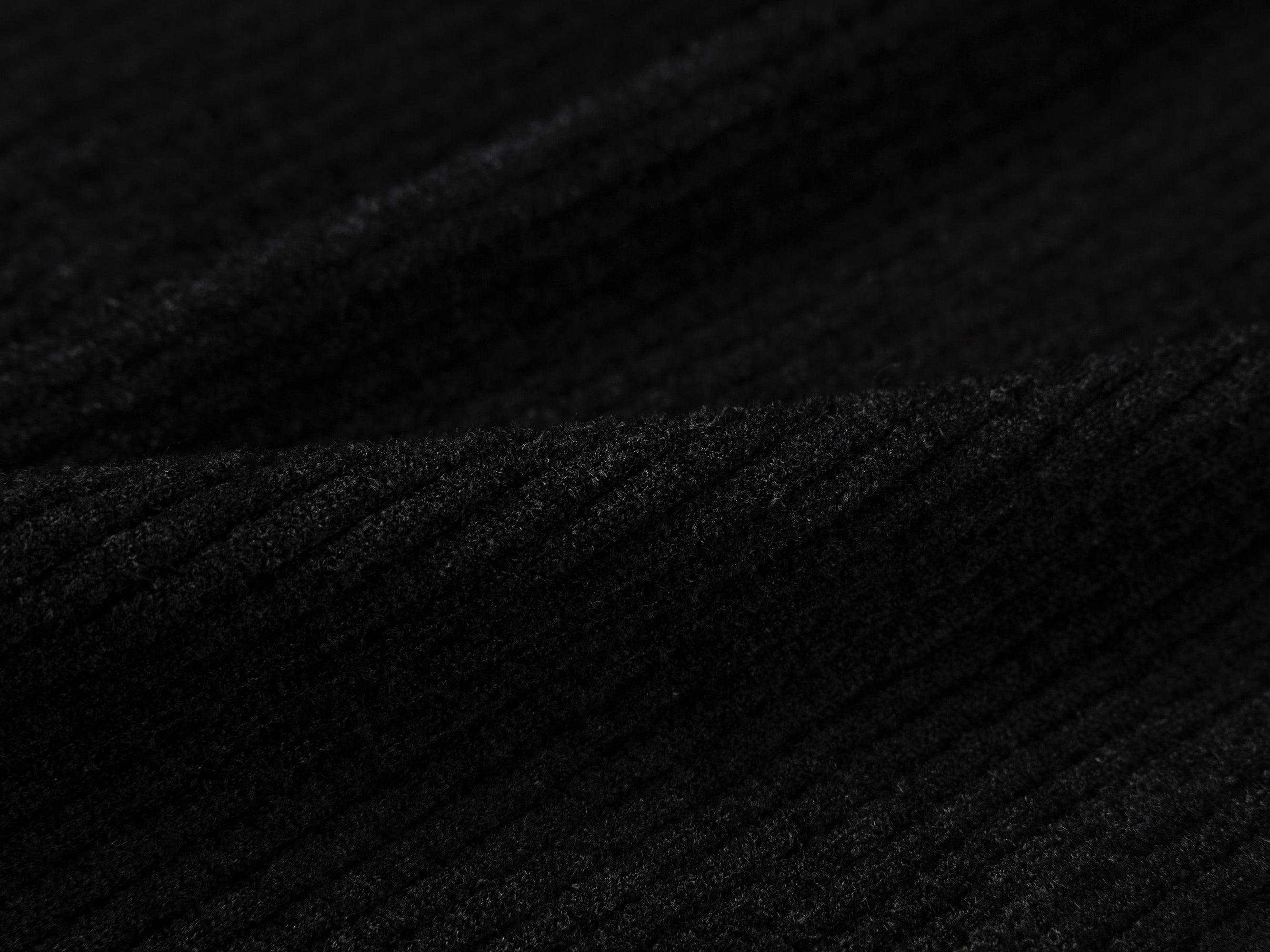 Straight-leg Knitted Skirt | Black