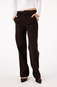 AMO Denim | Easy Army Slouch in Espresso