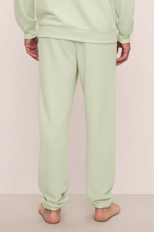Model is wearing Mens French Terry Jogger in Matcha