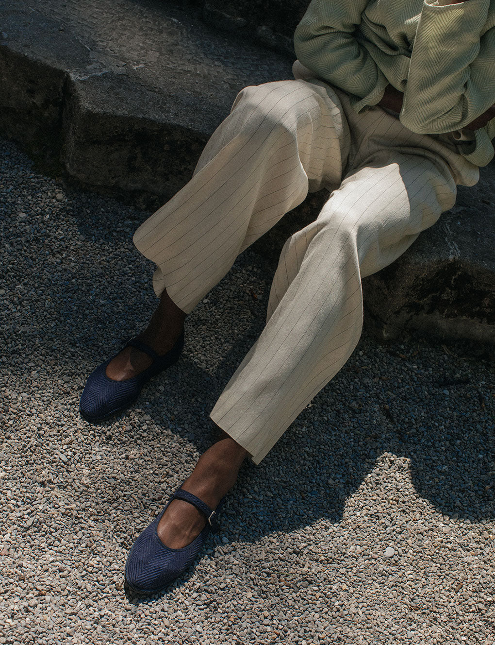 Womens | The Relaxed Pants | Wide Stripe