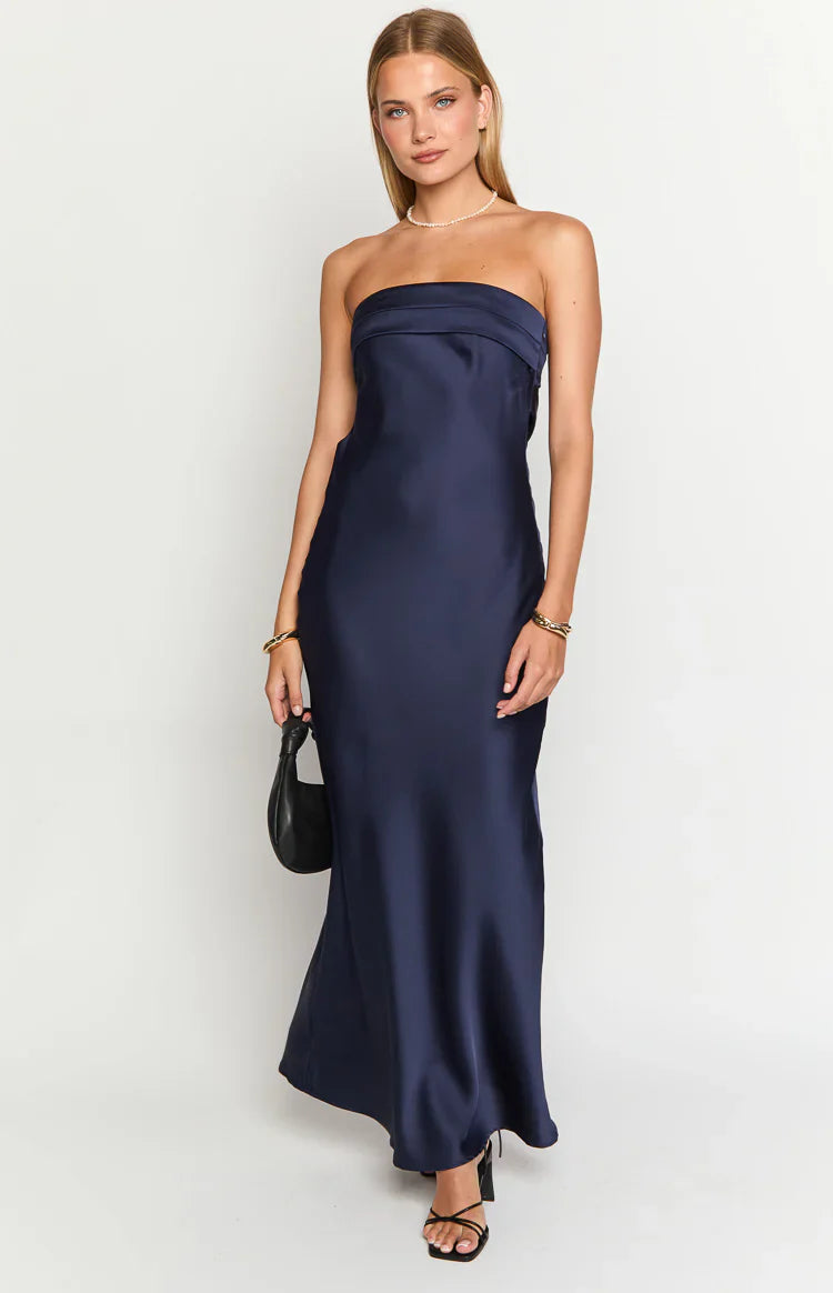 Maiah Maxi Dress | Navy