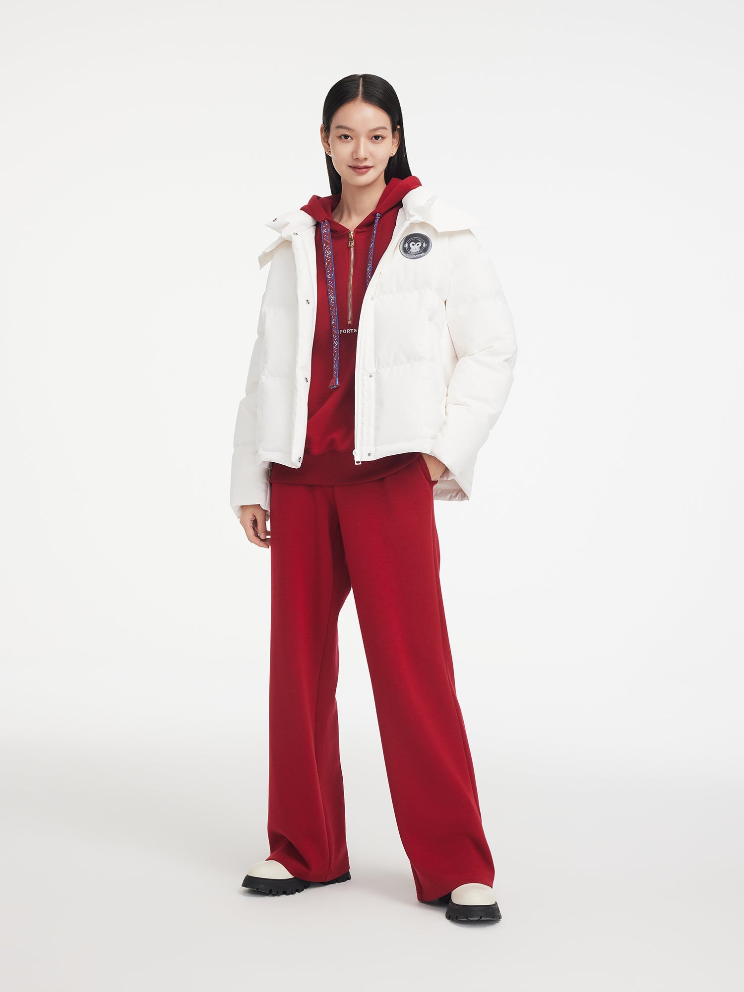 Sport Straight Pants | Red