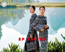 Chinese-style Embossed Jacket | Navy