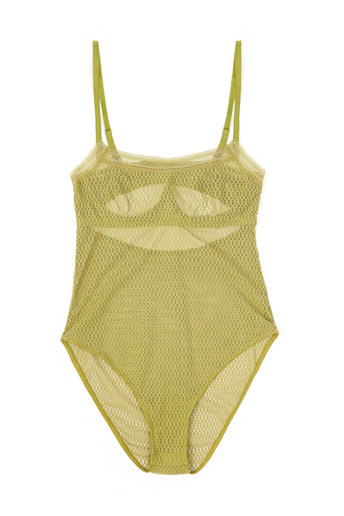 Kaia Underwire Bandeau Bodysuit | Olive