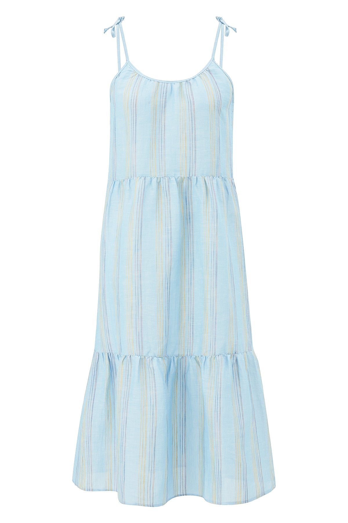 Patmos Slip Dress | Blue Multi Striped