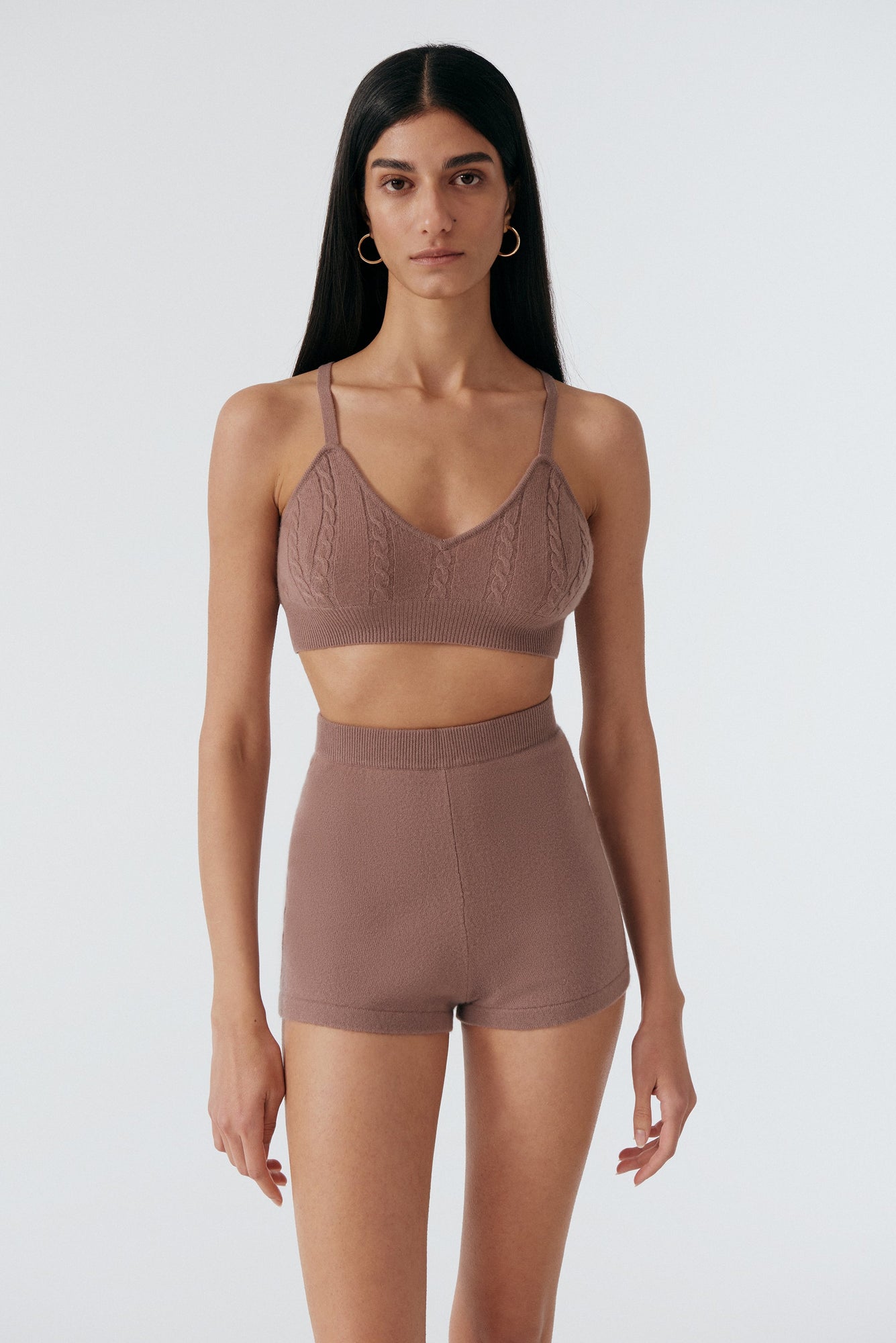 Cashmere Shorts | Mauve