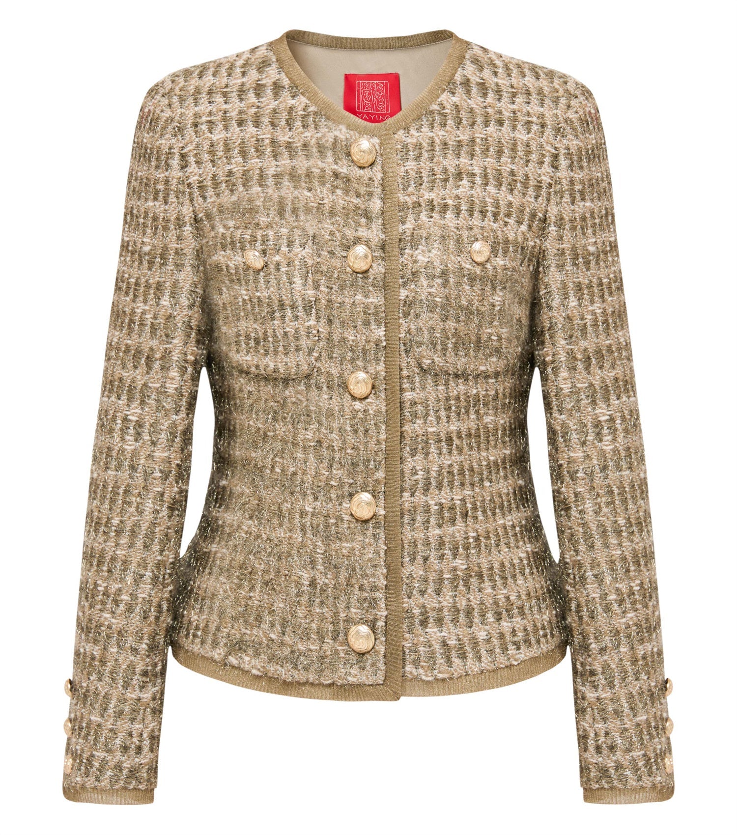 Fitted Wool Coat | Golden