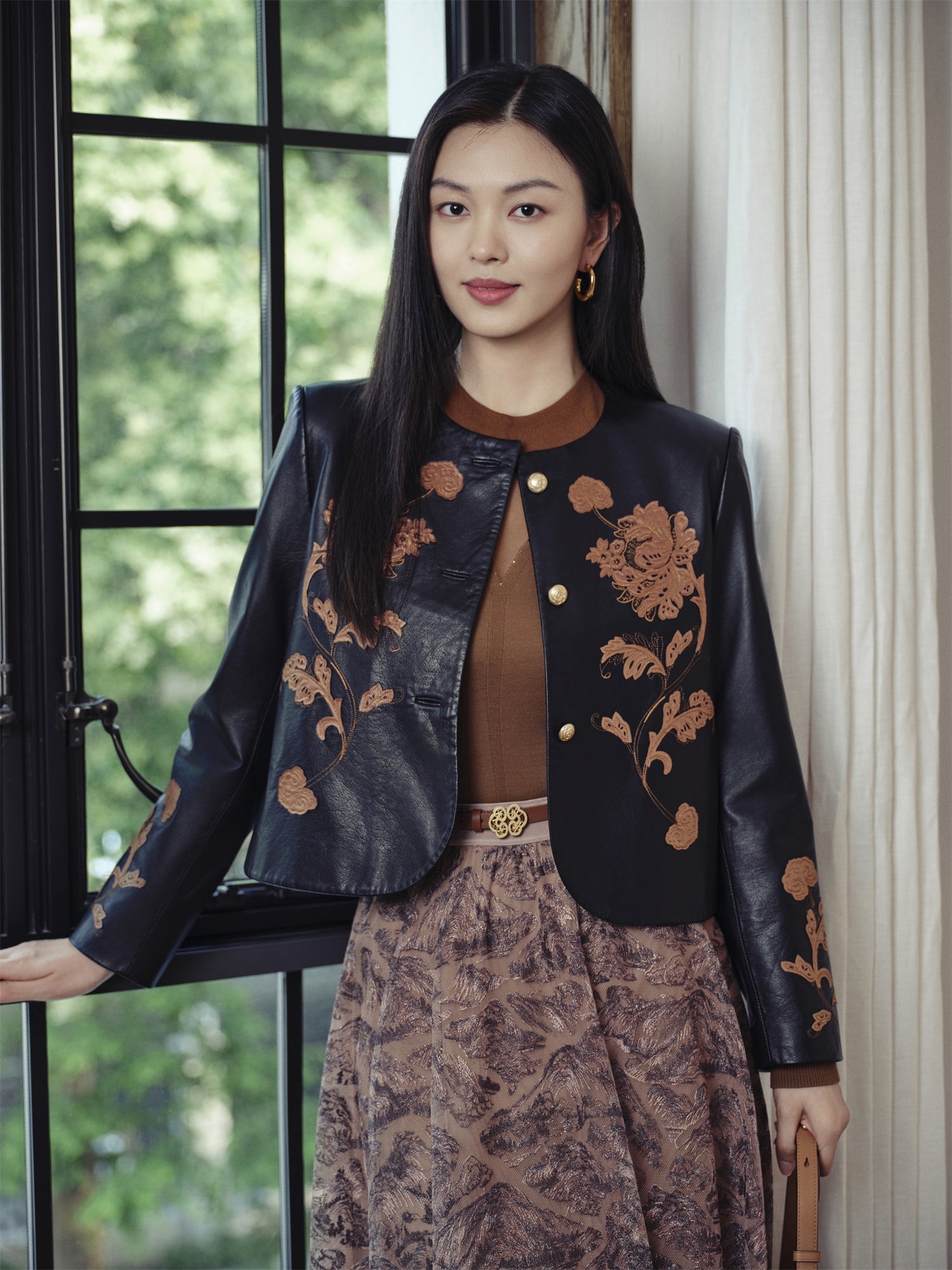 Classic Short Tweed Jacket | Black