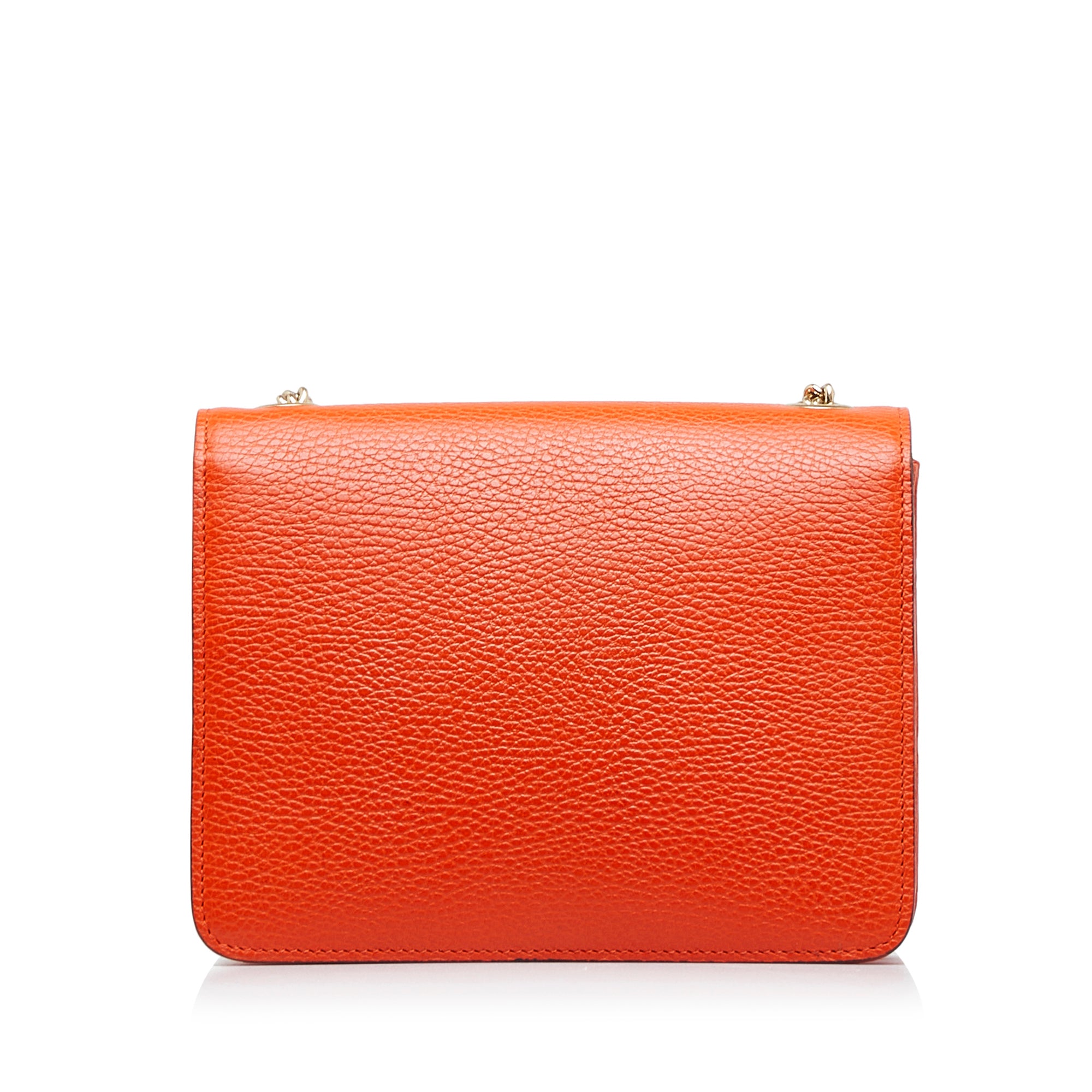 Gucci Pre-Owned Small Dollar Interlocking G Crossbody | Women | Orange