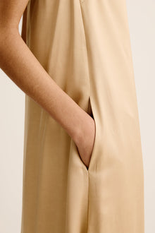 Gilded Column Dress | Gold