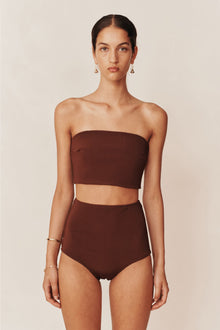 Knit Tube Top | Light Java