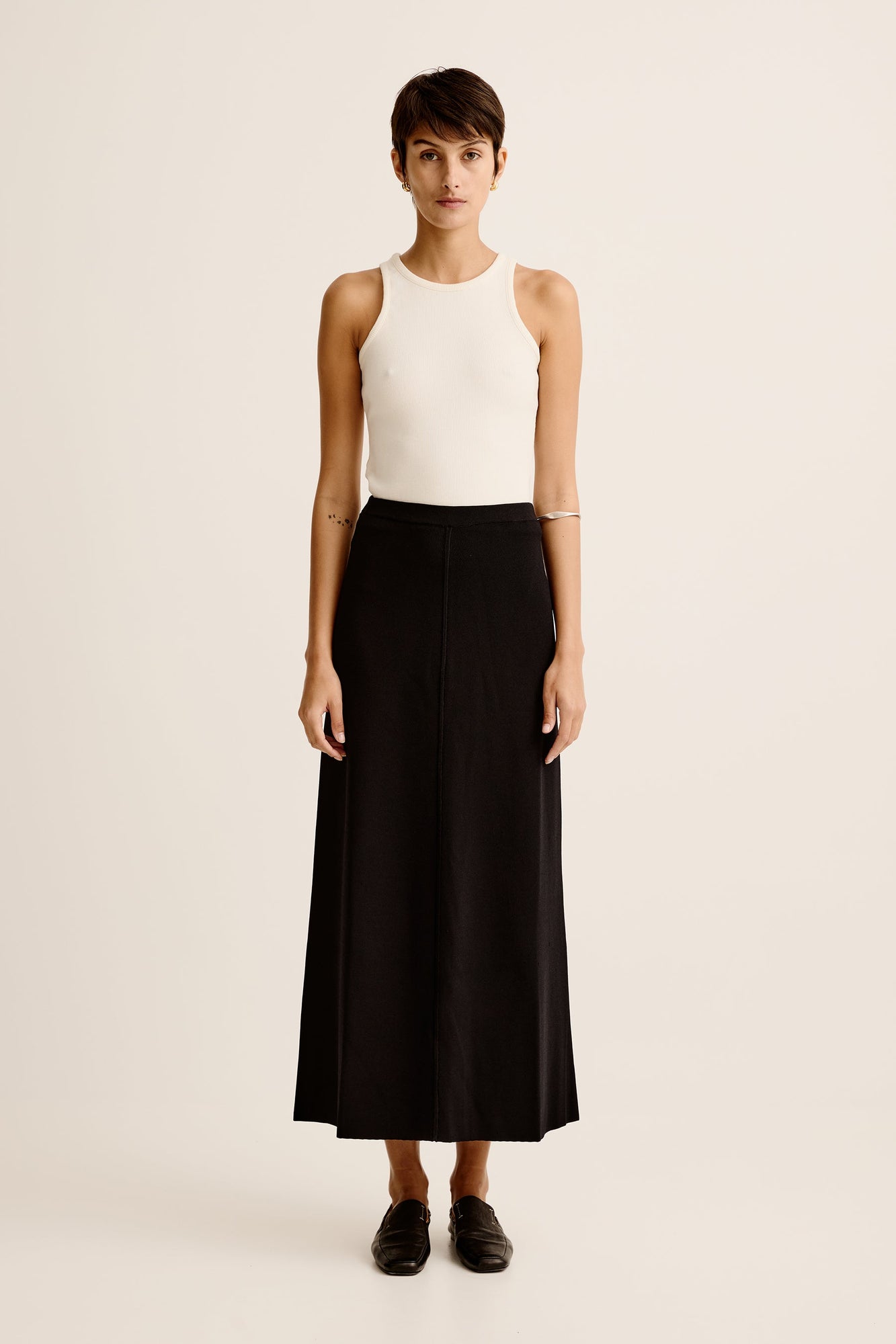Obie Knit Skirt | Black