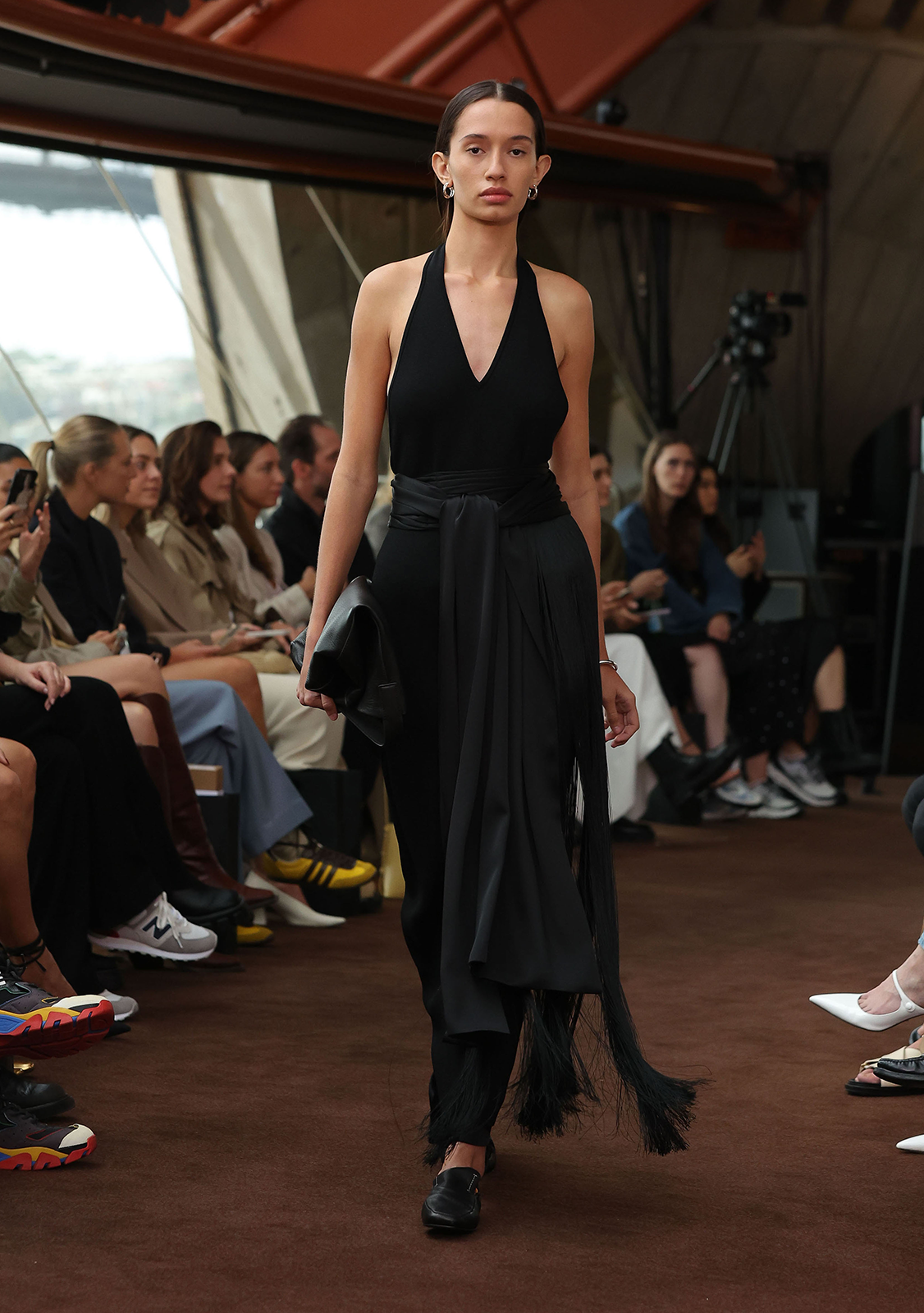 Obie Halter Knit Dress | Black