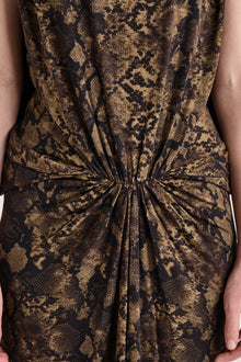 Solina Cape Dress | Python