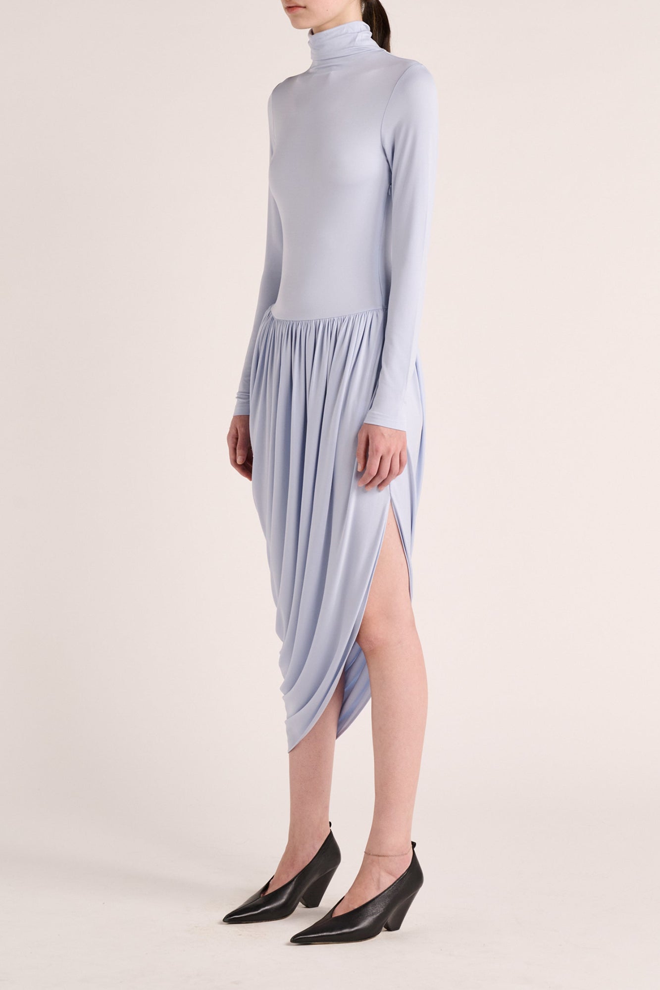 Solina Sleeved Dress | Sky