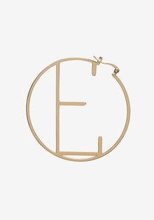 Hoop Letter Earring - Retrofete