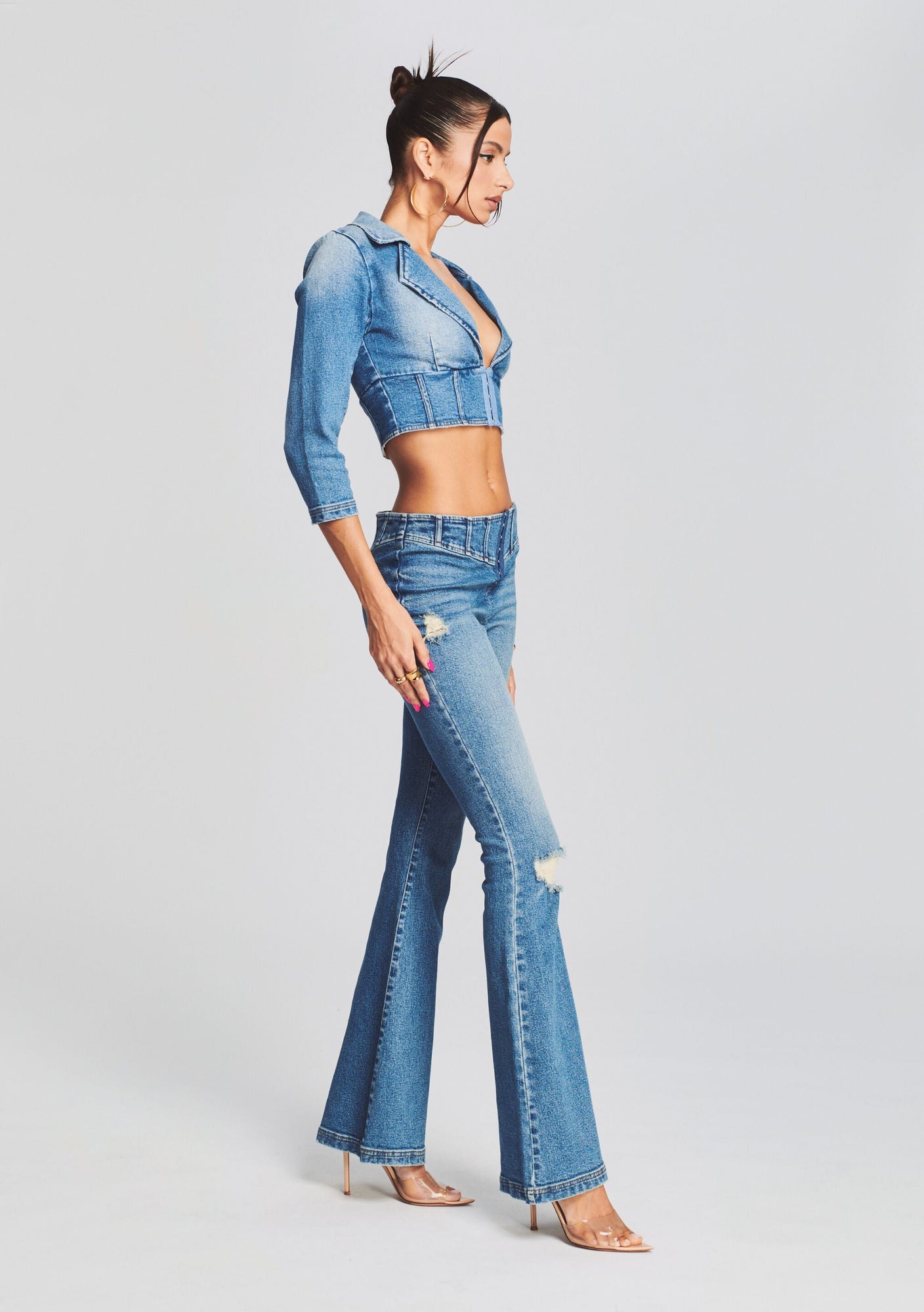 Maxine Denim Top | Bailey