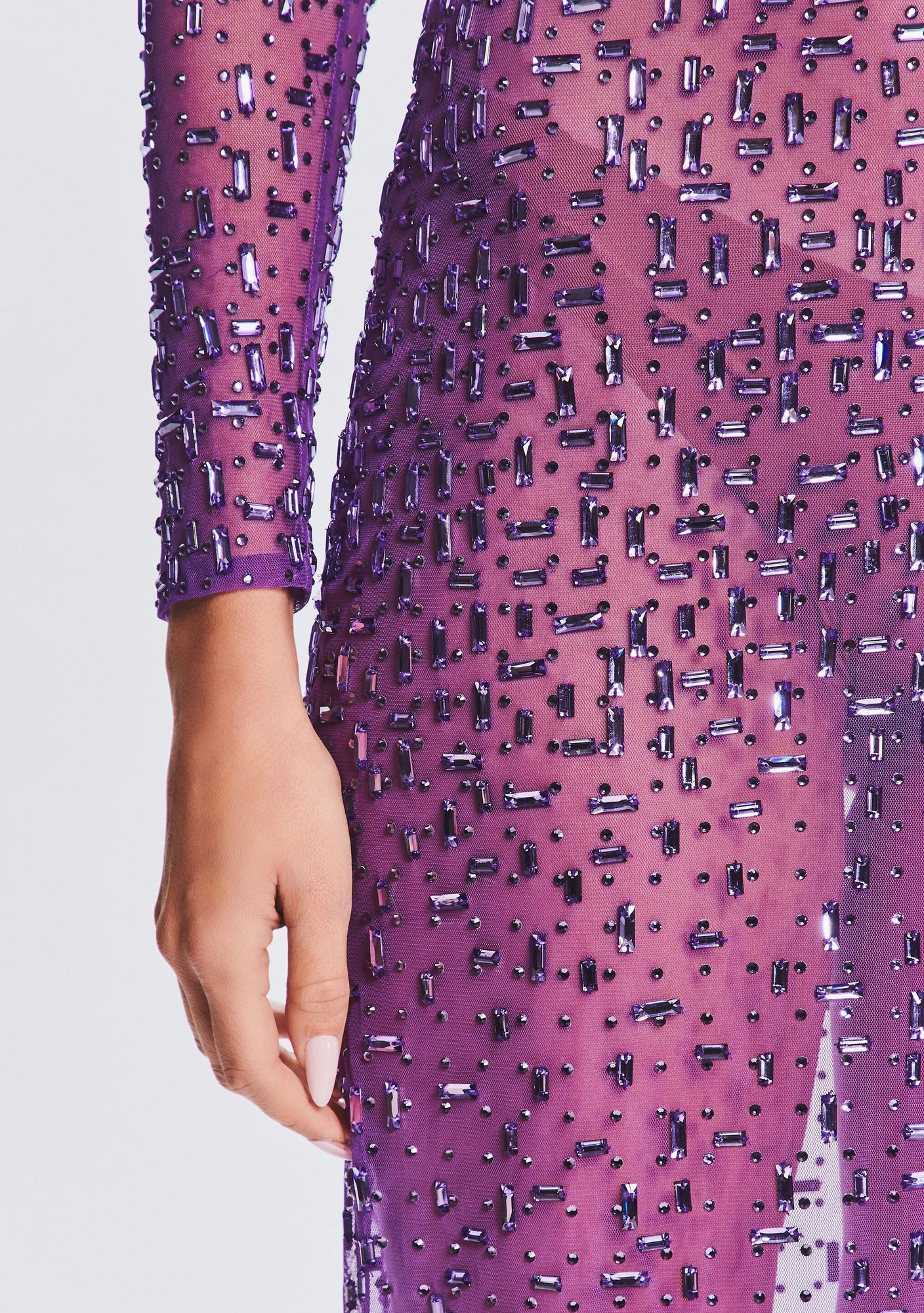 Vinci Sequin Dress | Amethyst