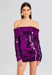 Wyn Sequin Dress | Amethyst