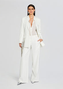 Solana Embellished Blazer | White