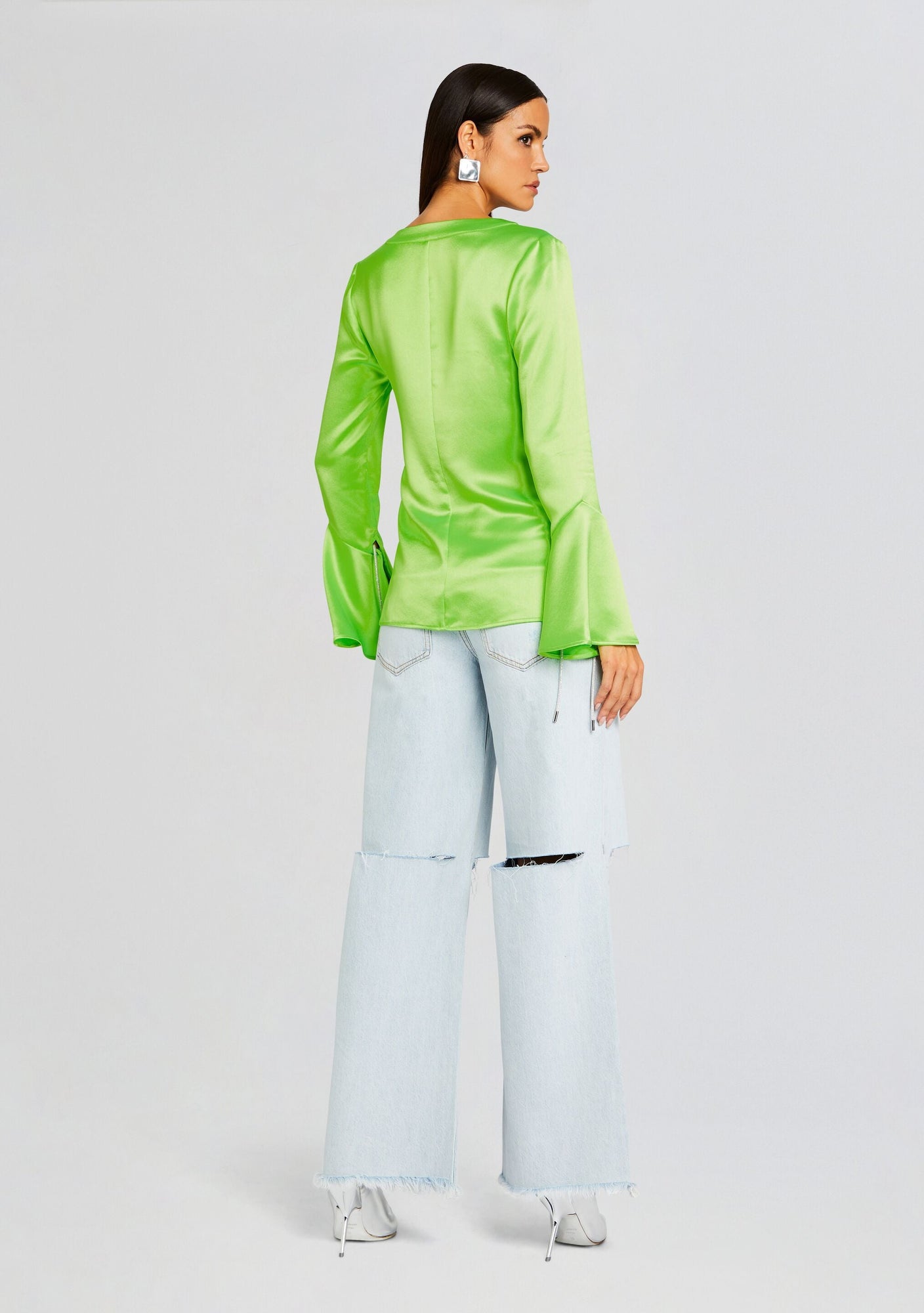 Svea Blouse | Fresh Lime