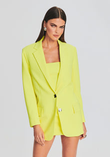 Natal Blazer | Neon Yellow