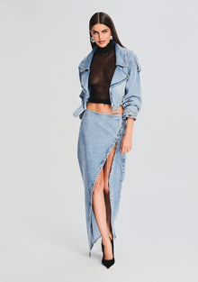 Zahlia Denim Skirt | Alani