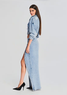 Zahlia Denim Skirt | Alani