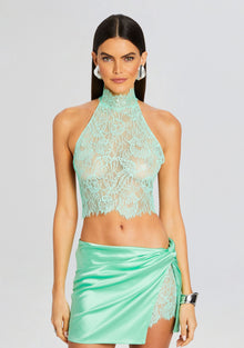 Violet Lace Top | Pistachio