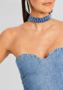 Rory Denim Top | Oasis