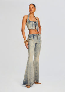 Bandit Denim Top | Amalfi