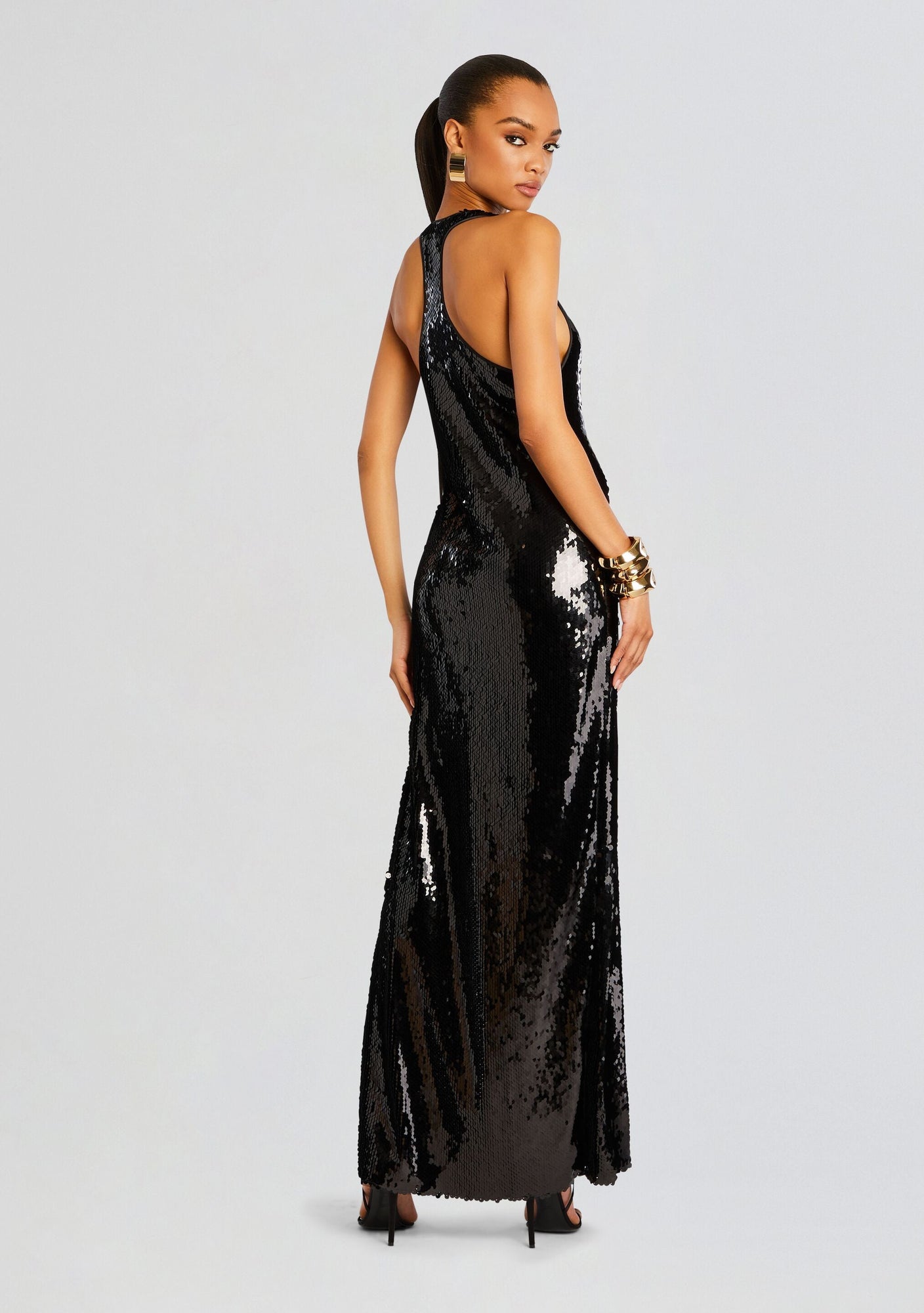 Bella Sequin Dress | Black