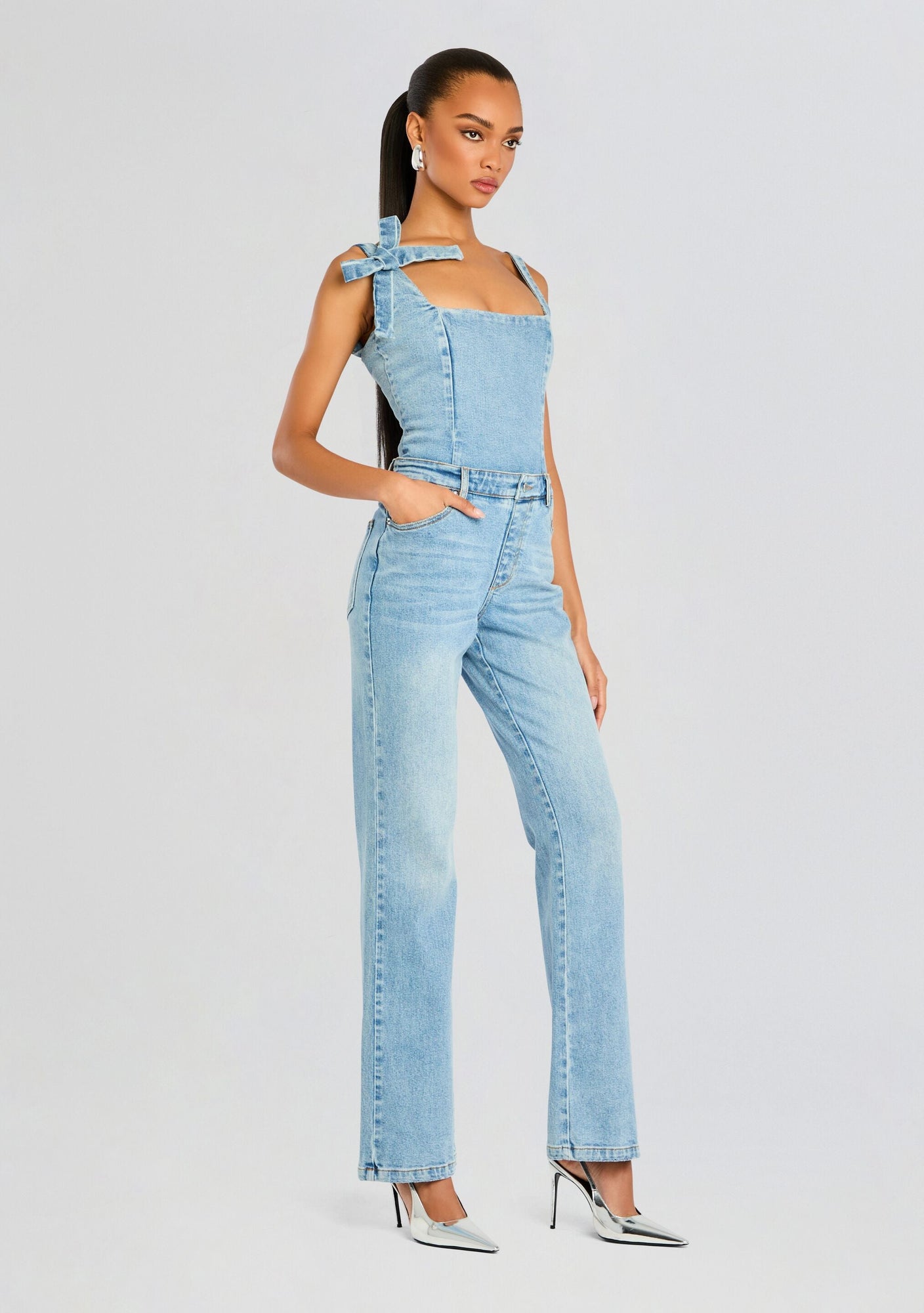 Dawson Denim Jumpsuit | Tangier