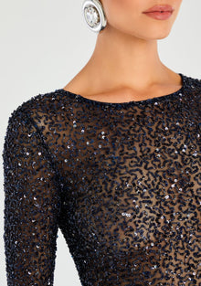 Torrey Sequin Top | Night Sky