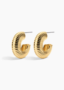 West Hoops | 14K Gold Plated