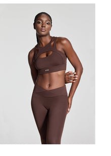 Elegance Cutout Top | Chocolate