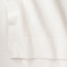 Unisex | White Sofia + Finn Knit Baby Blanket | White