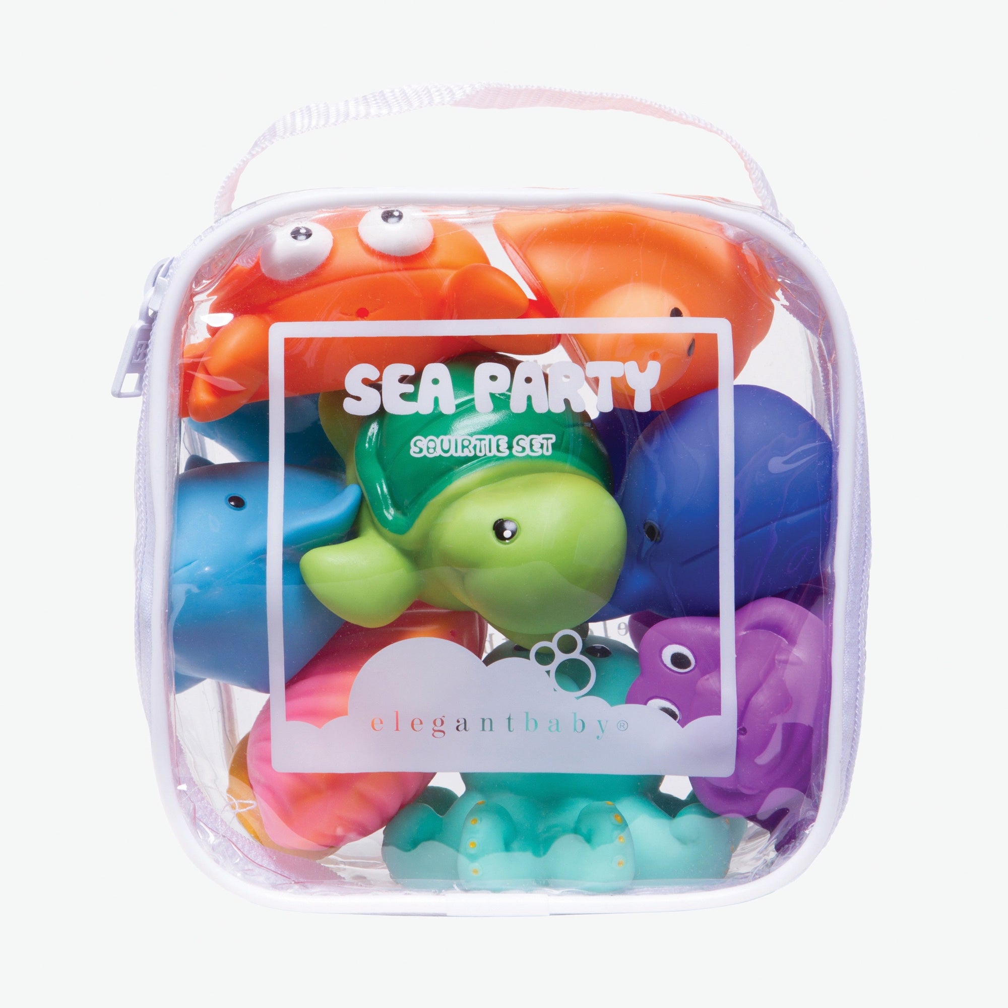 Unisex | Sea Party Squirtie Baby Bath Toys | Multi